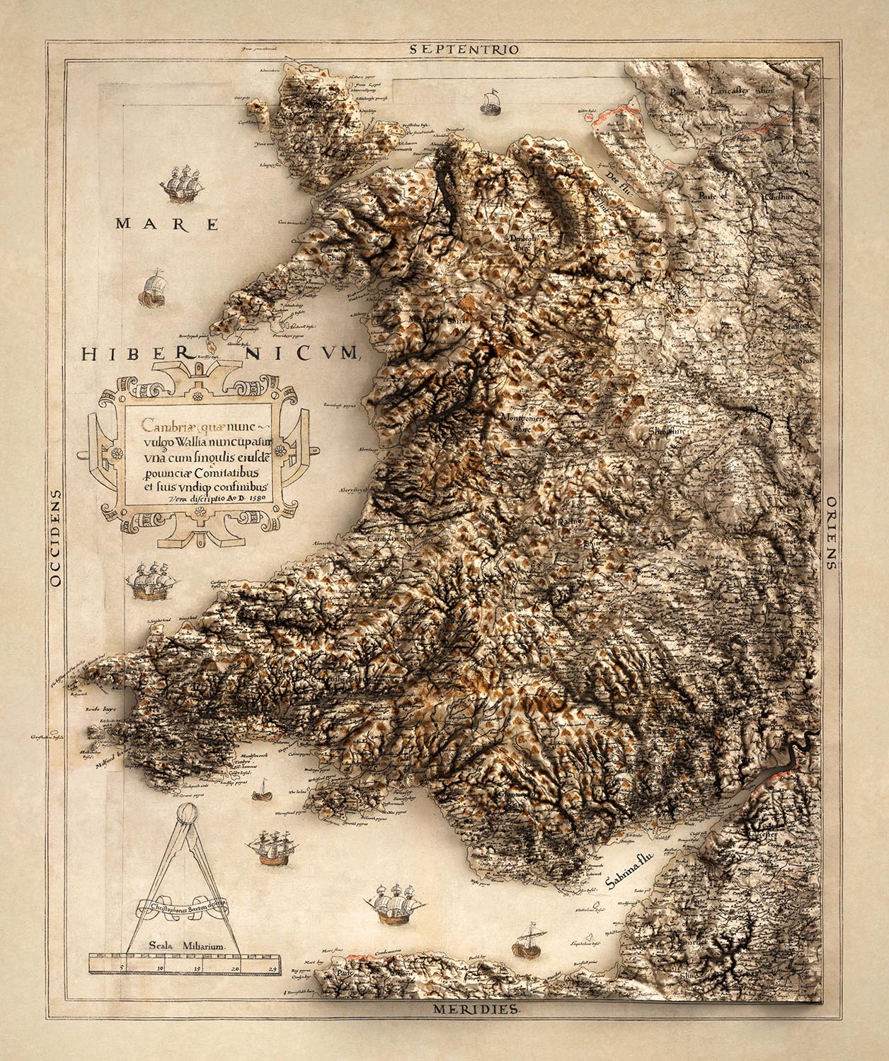 Image showing the difference between an Original map and a map that has undergone the Unique 3D transformation
