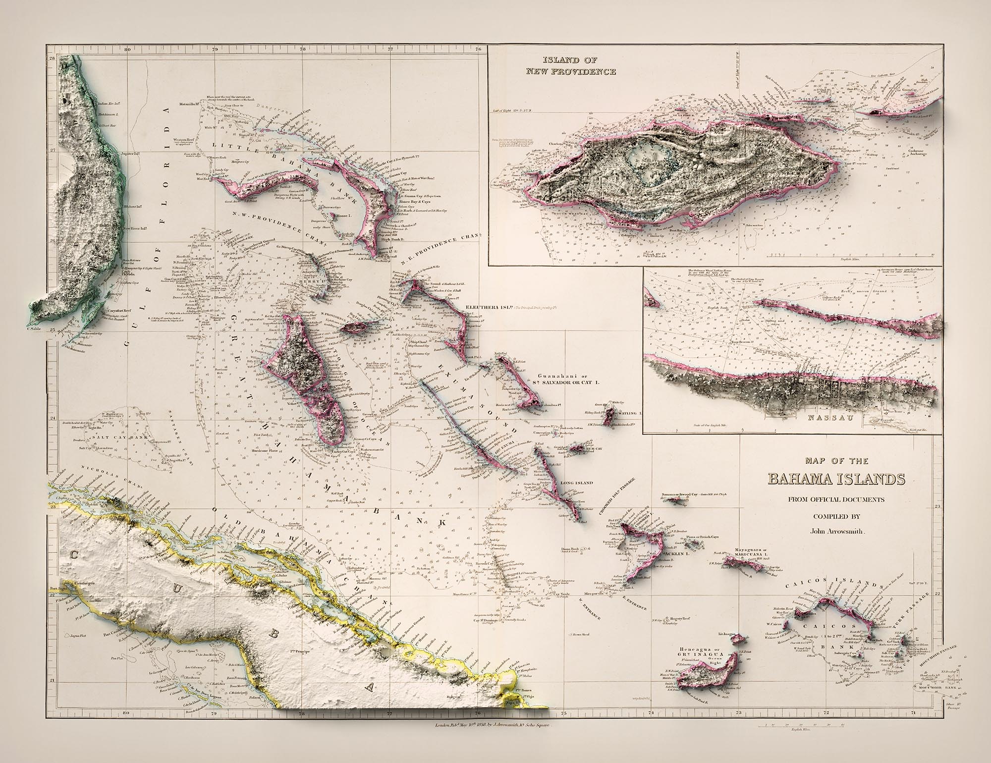 Image showing the difference between an Original map and a map that has undergone the Unique 3D transformation