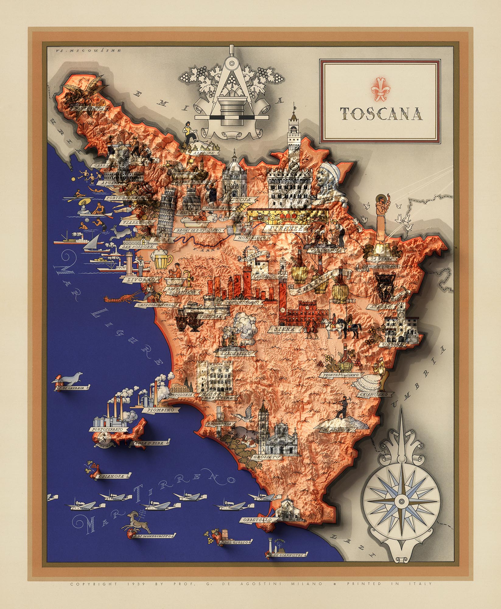 Image showing the difference between an Original map and a map that has undergone the Unique 3D transformation