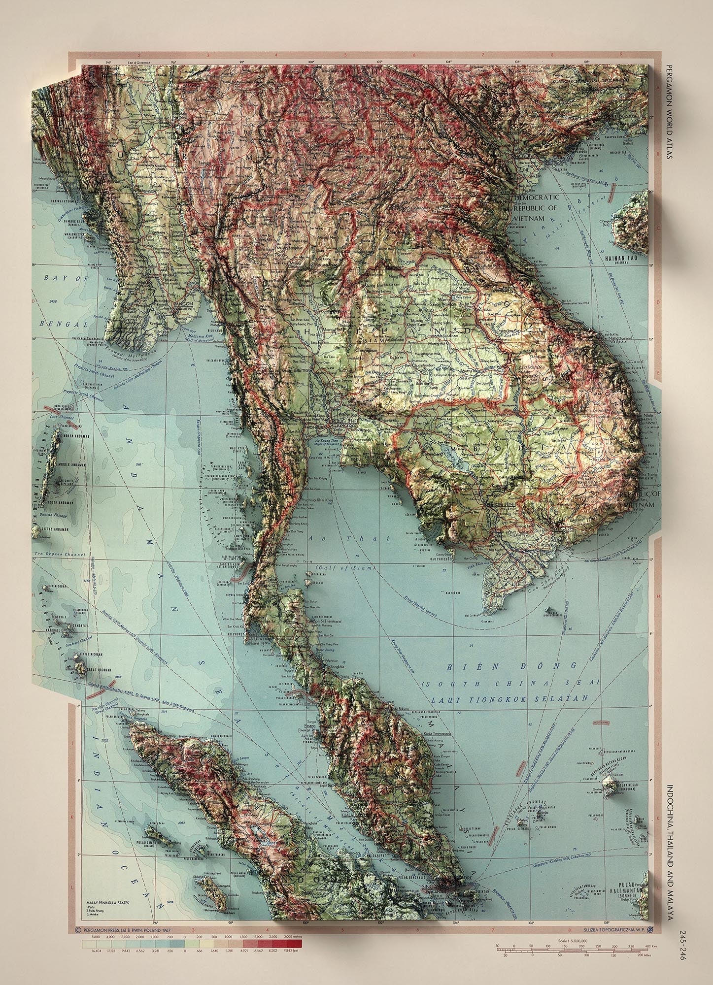 Image showing the difference between an Original map and a map that has undergone the Unique 3D transformation