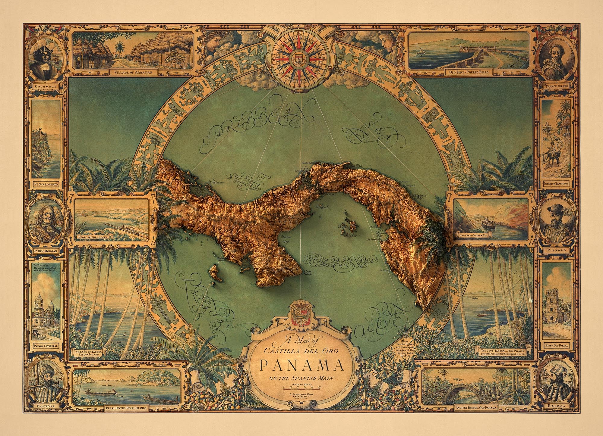 Image showing the difference between an Original map and a map that has undergone the Unique 3D transformation