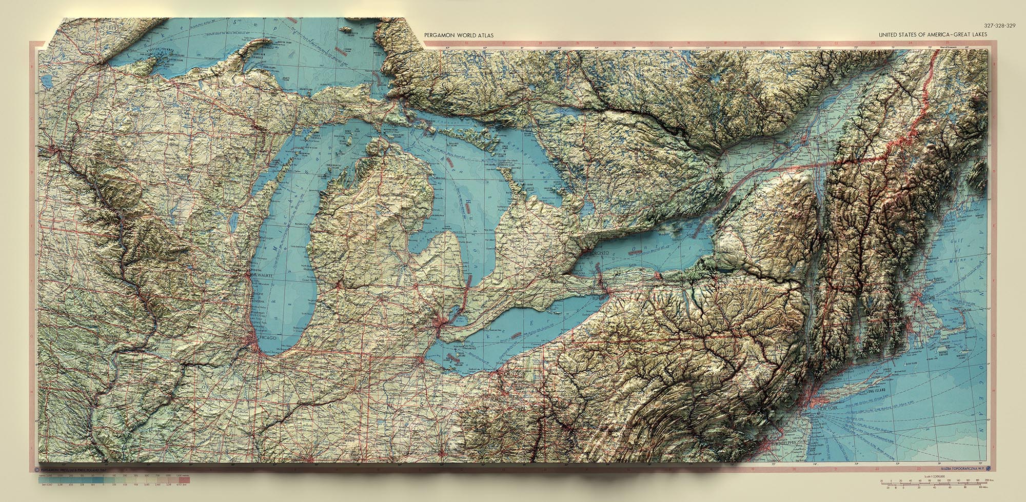 Image showing the difference between an Original map and a map that has undergone the Unique 3D transformation
