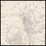 Carte ancienne personnalisée de Dunblane 