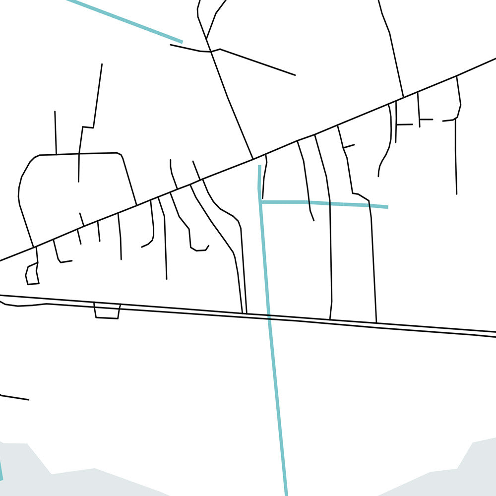Modern Town Map of Glencoe, Scotland: Village, River Coe, A82, Lochan, Folk Museum