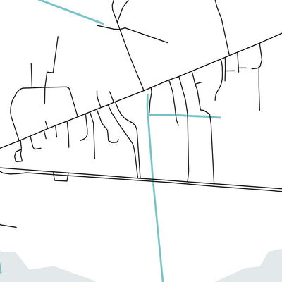 Modern Town Map of Glencoe, Scotland: Village, River Coe, A82, Lochan, Folk Museum