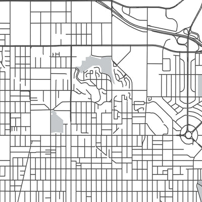 Modern City Map of Long Beach, CA: Downtown, Aquarium, Pike Outlets, Queen Mary, Shoreline Village