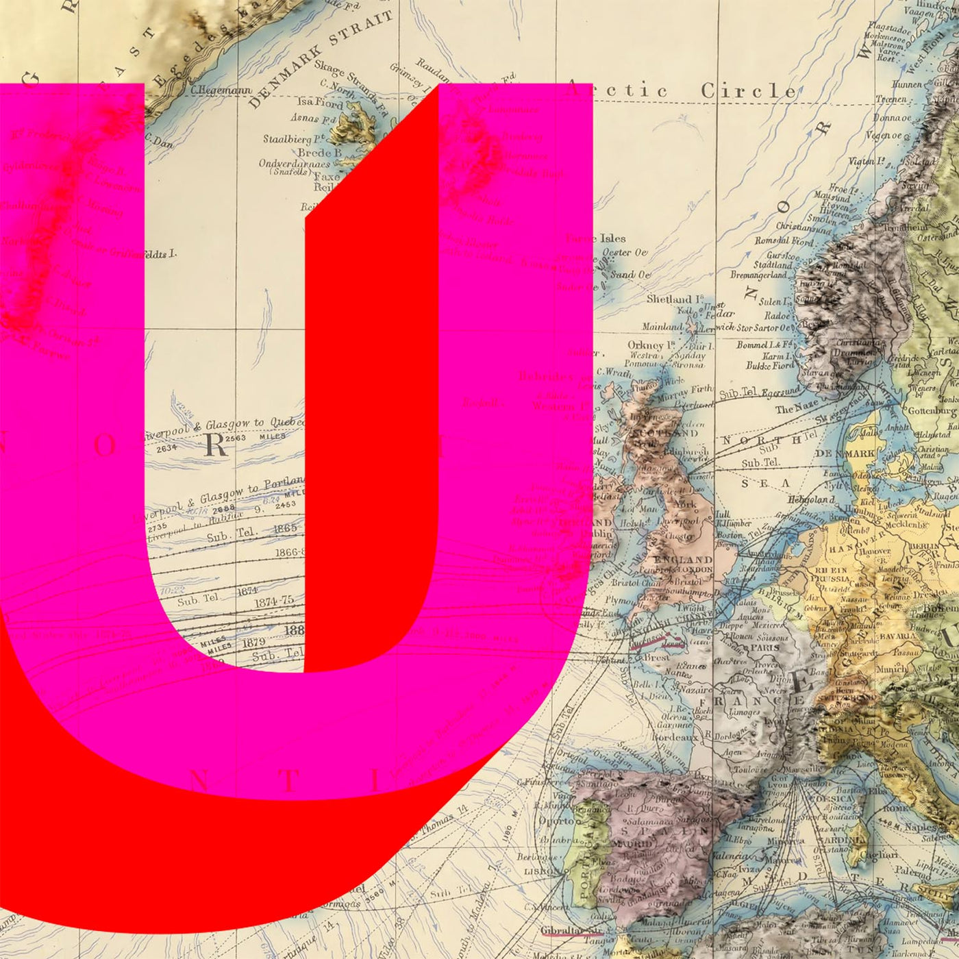 Mapa de Arte Pop Personalizado: Arte de Palabras Estilo Serigrafía 