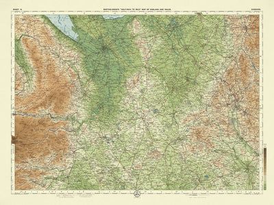 Old OS Map of Cheshire by Bartholomew, 1901: Chester, Crewe, Mersey, Clwydian Range & Dee Valley, Macclesfield