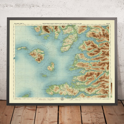 Old OS Map of Mallaig, Inverness-shire by Bartholomew, 1901: Isle of Skye, Loch Morar, Cuillin Hills, Glenfinnan, Sound of Sleat, Knoydart