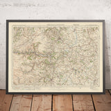 Old Ordnance Survey Map, Sheet 51 - Wrexham & Oswestry, 1925: LLangolen, Wem, Ellesmere, Malpas