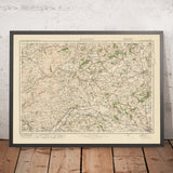 Old Ordnance Survey Map, Sheet 80 - Kington, 1925: Leominster, Hereford, Presteigne, Hay-on-Wye, New Radnor