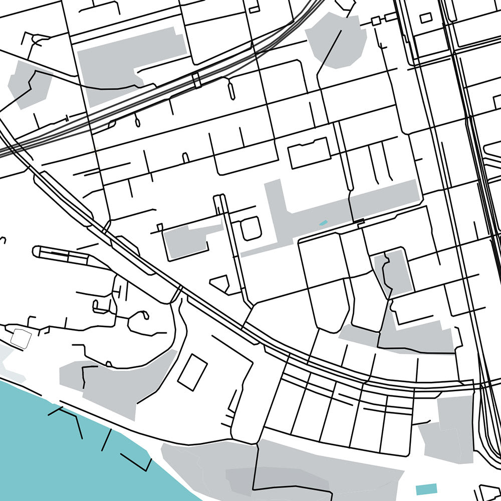 Mapa moderno de la ciudad de Södermalm, Suecia: Ayuntamiento, Globe Arena, Museo ABBA, Djurgården, Skansen