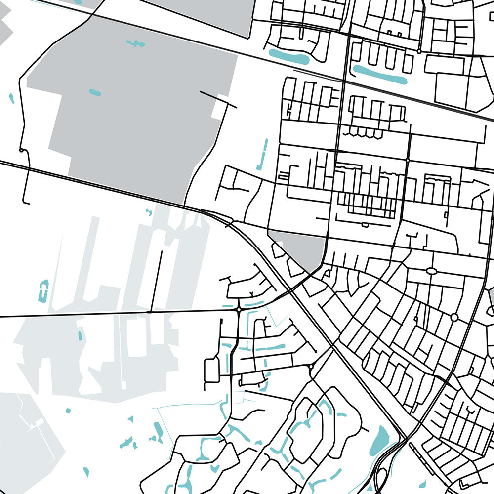 Modern City Map of Tilburg, Netherlands: Tilburg University, De Pont Museum, Natuurmuseum Brabant, TextielMuseum, Paleis-Raadhuis