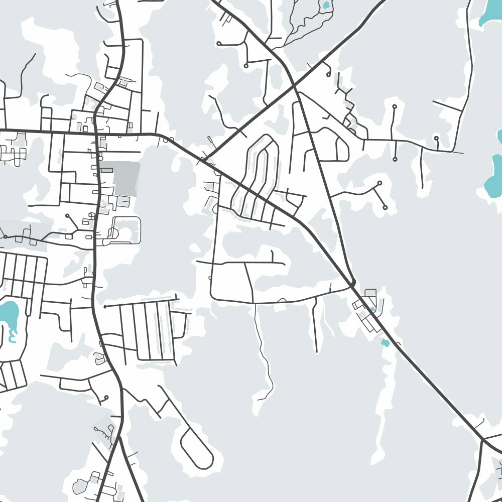 Modern City Map of Holbrook, MA: Holbrook Historical Society and Museum, Holbrook Town Forest, Holbrook Bog, Route 139, Route 24