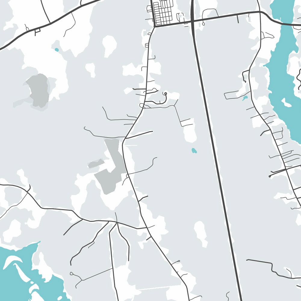 Modern City Map of Westport, Massachusetts: Horseneck Beach, Westport Town Hall, Westport Public Library, Westport Historical Society, The Point