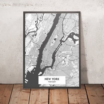 Personalised Modern Map - Make Your Own City & Street Map