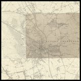 Mappa antica personalizzata di Royal Sutton Coldfield 