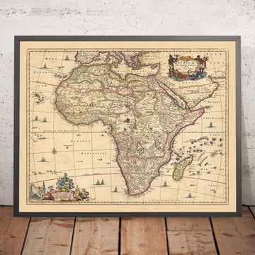 Old Map of Africa: &