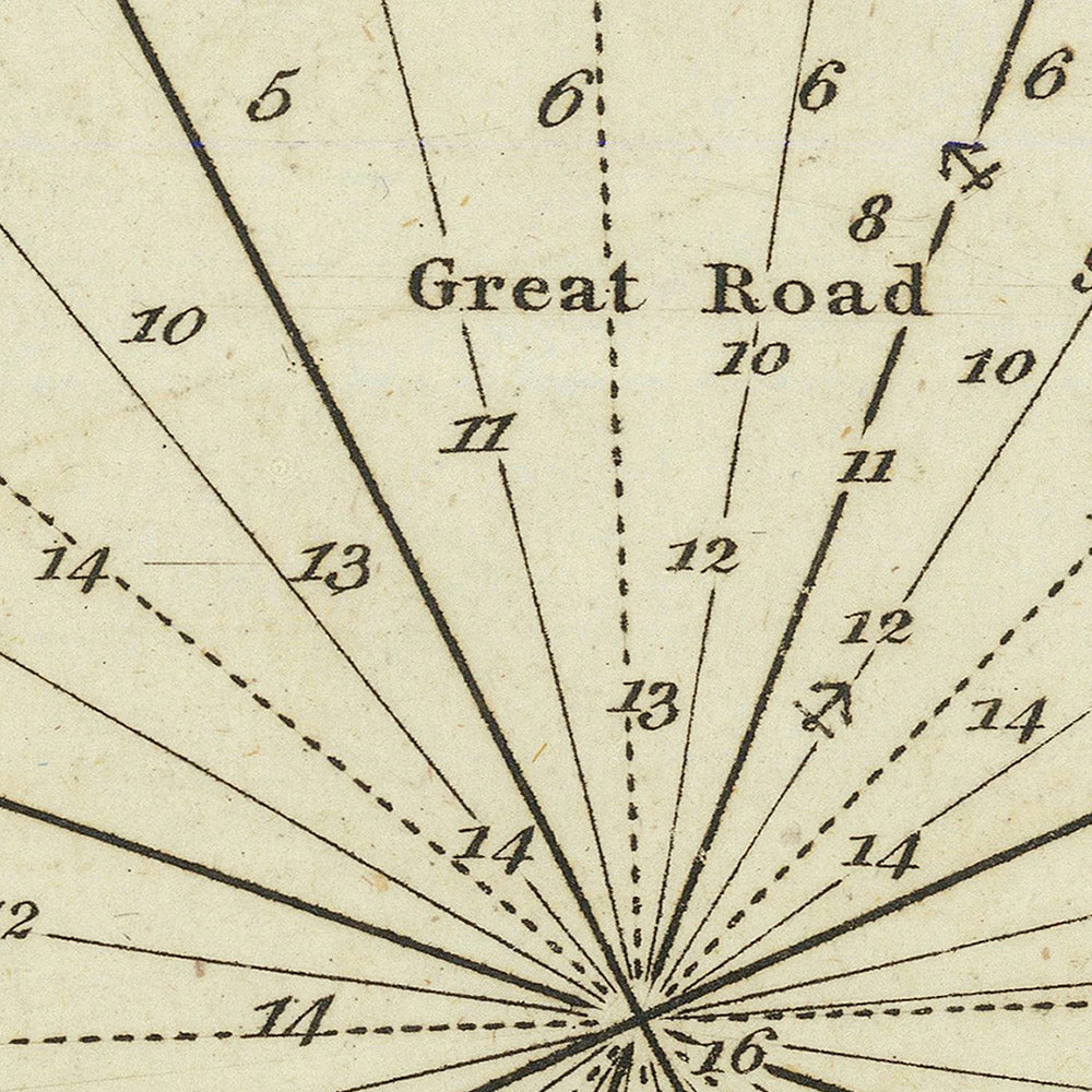Alter Golf von Rosen, Spanien Nautische Karte von Heather, 1802: Costa Brava, Katalanische Küste, Tiefenmessungen 