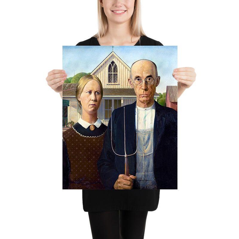 American Gothic by Grant Wood, 1930