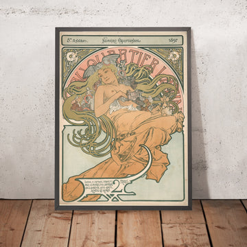 Latin Quarter Poster by Alphonse Mucha, 1897