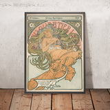 Latin Quarter Poster by Alphonse Mucha, 1897