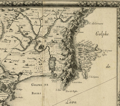 Französische Belagerung von Barcelona durch Beaulieu, 1697: Montjuïc, Marinekräfte, Französische Lager 