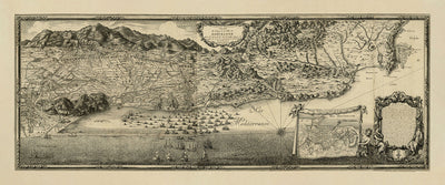 Französische Belagerung von Barcelona durch Beaulieu, 1697: Montjuïc, Marinekräfte, Französische Lager 