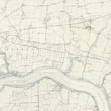 Personalised Old Map of Barking and Dagenham