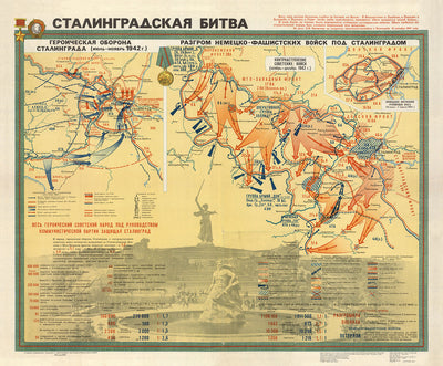 Schlacht von Stalingrad, 1942-1943: Zweiter Weltkrieg in Russland, Wolga, Rote Oktober Fabrik, sowjetischer Sieg 