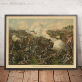 Battaglia di Five Forks, Virginia, 1865 di Kurz & Allison: Generale Sheridan, Guerra Civile Americana 