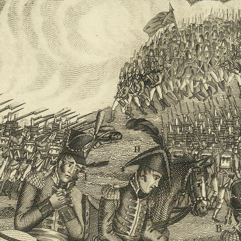 Schlacht von New Orleans und Tod von Generalmajor Packenham von William Edward West, 1817 