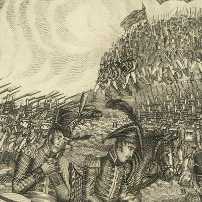Schlacht von New Orleans und Tod von Generalmajor Packenham von William Edward West, 1817 