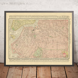 Old Map of Brooklyn by Rand McNally, 1897: Downtown Brooklyn, Bushwick, Prospect Heights, Crown Heights, Williamsburg