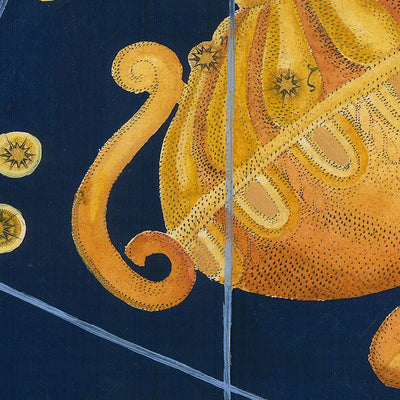 Old Star Map of Crater by Johann Bayer, 1603 - Celestial Constellation Chart