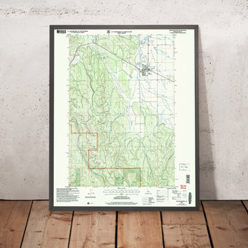 Map of New Meadows, Idaho by USGS, 2004 – Payette National Forest & McCall
