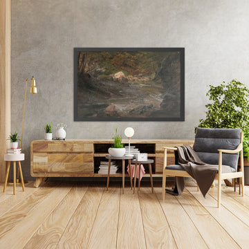 A framed image of 