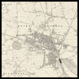 Carte ancienne personnalisée de Crewe 