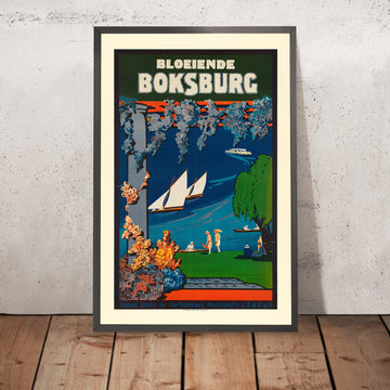 A framed image of 