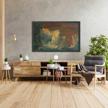 A framed image of 