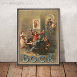 Auerbach’s Keller Vintage Bock Beer Poster by Henry Jerome Schile, 1892
