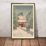 Neve al Santuario (Giorno di Capodanno) di Hasui Kawase, 1935 