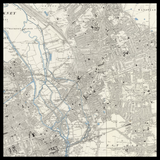 Carte ancienne personnalisée de Stratford 