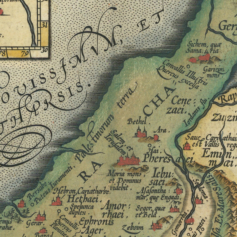 Rare Map of Abraham&