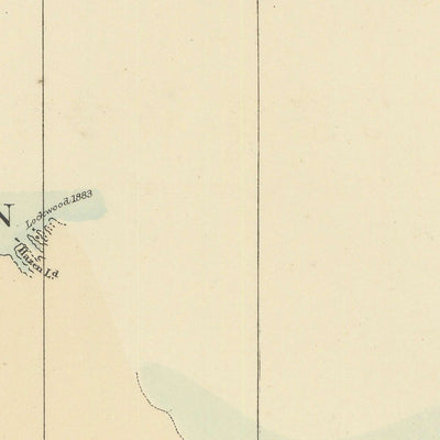 Antigua carta mundial de Mercator del Imperio Británico por Stanford, 1894: Centrada en el Pacífico 