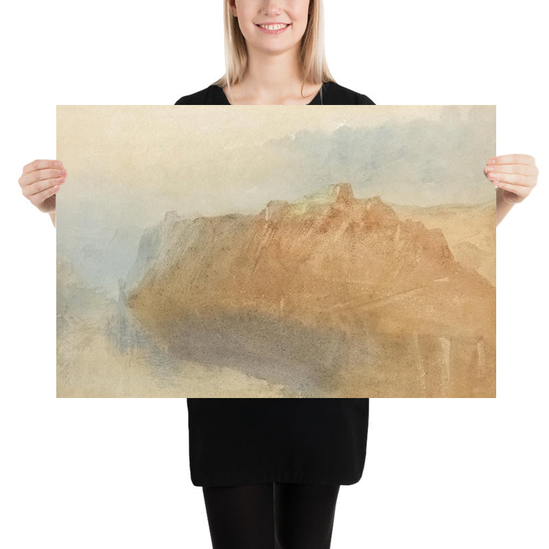 La Fortaleza de Ehrenbreitstein desde el otro lado del Rin por Turner, 1817 