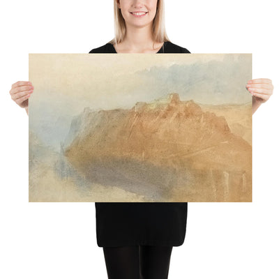 La Fortaleza de Ehrenbreitstein desde el otro lado del Rin por Turner, 1817 