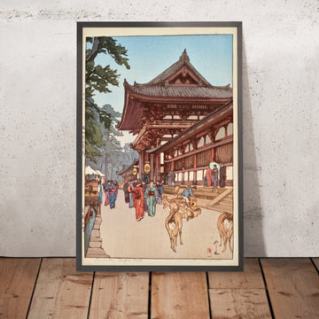 A framed image of 
