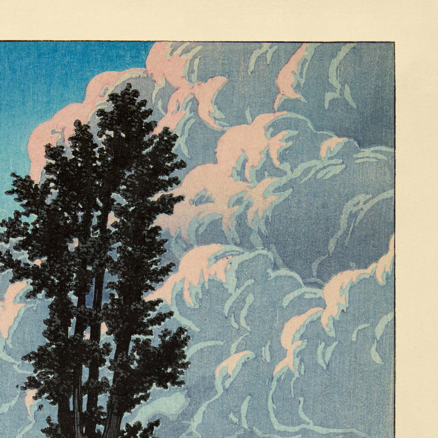 Santuario Kanda Myojin di Hasui Kawase 1935 