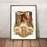 Conrad Stein’s Vintage Lager Beer Poster by Moritz Ulffers, 1877